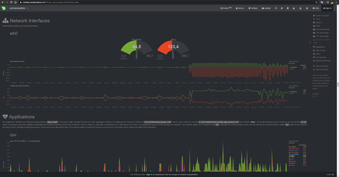 Netdata İle Genel Linux Sunucu Performansı Takip Sistemi Kurulumu - MUHYAL (9)