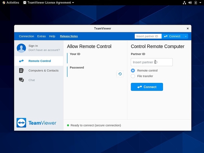 centos-teamviewer-arayuzu