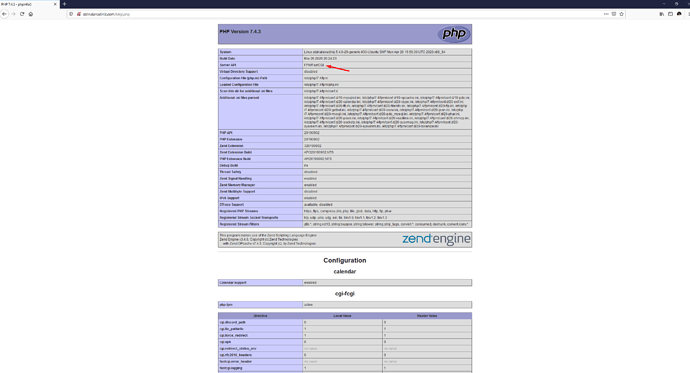 ubuntu 20.04 apache 2 fpm php 7.4