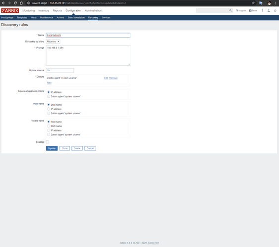 Zabbix 4.4.x Genel Bakış - Ekran Görüntüleri (10)