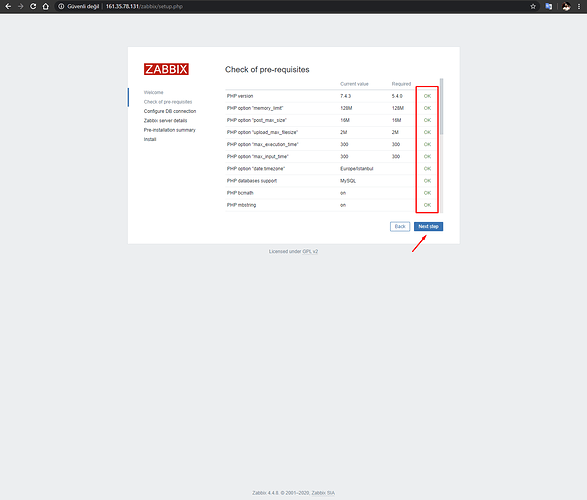 Zabbix 4.4.x Kurulumu - MUHYAL (2)