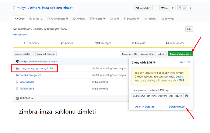 Zimbra Hazır İmza Şablonu Zimlet'i (3)